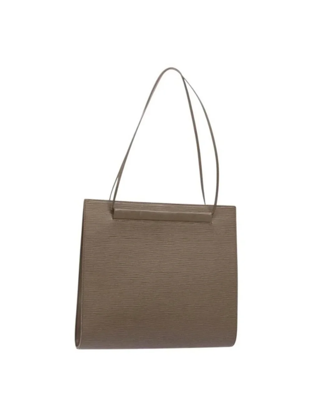 Authentic LOUIS VUITTON Epi Saint Tropez Shoulder Bag Gray Lilac M5246B LV